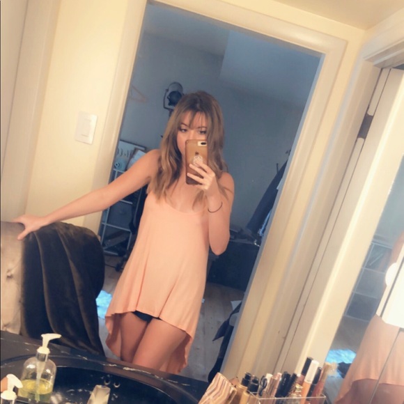 Blush Hi Lo Tank Top - Picture 5 of 5